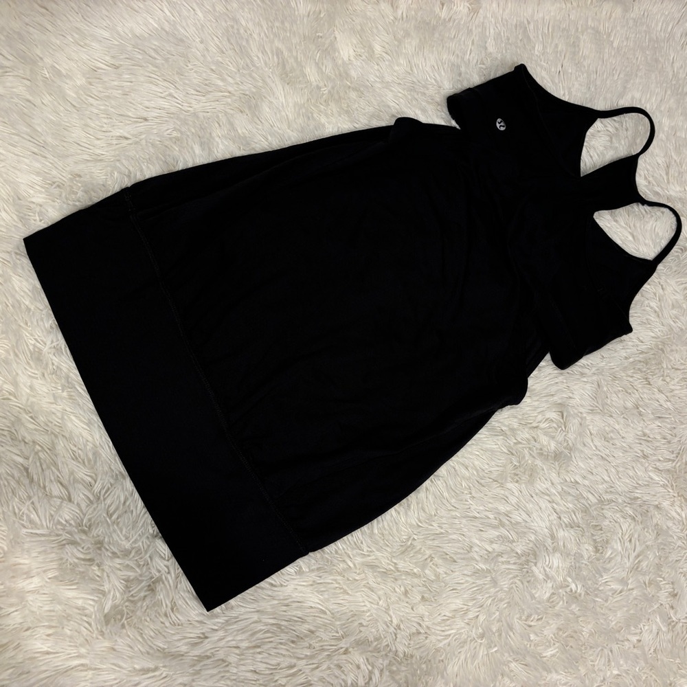 Lululemon No Limits Tank Top Black Bra Size 6 - Picture 9 of 13